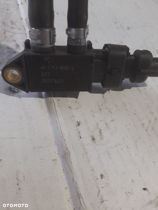 CZUJNIK PODCIŚNIENIA SPALIN DPF OPEL ASTRA K V 1.6CDTI 55599659 - 2