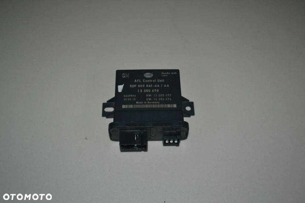 OPEL INSIGNIA ASTRA VECTRA MODUŁ STEROWNIK ŚWIATEŁ KSENON 13350670 - 1