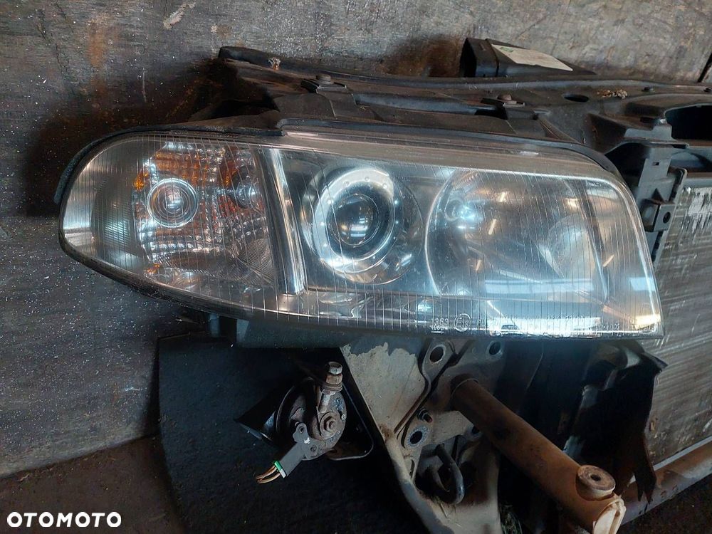 KOMPLETNY PRZÓD ZDERZAK PAS CHŁODNICE LAMPA AUDI A4 B5 LIFT LZ9U - 7