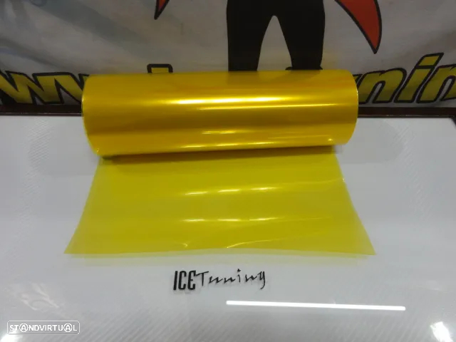 Peliculas para faróis em Amarelo lima, Amarelo light, Amarelo, Amarelo dark 0.30m X 1m OU 10m X 0.30m - 3