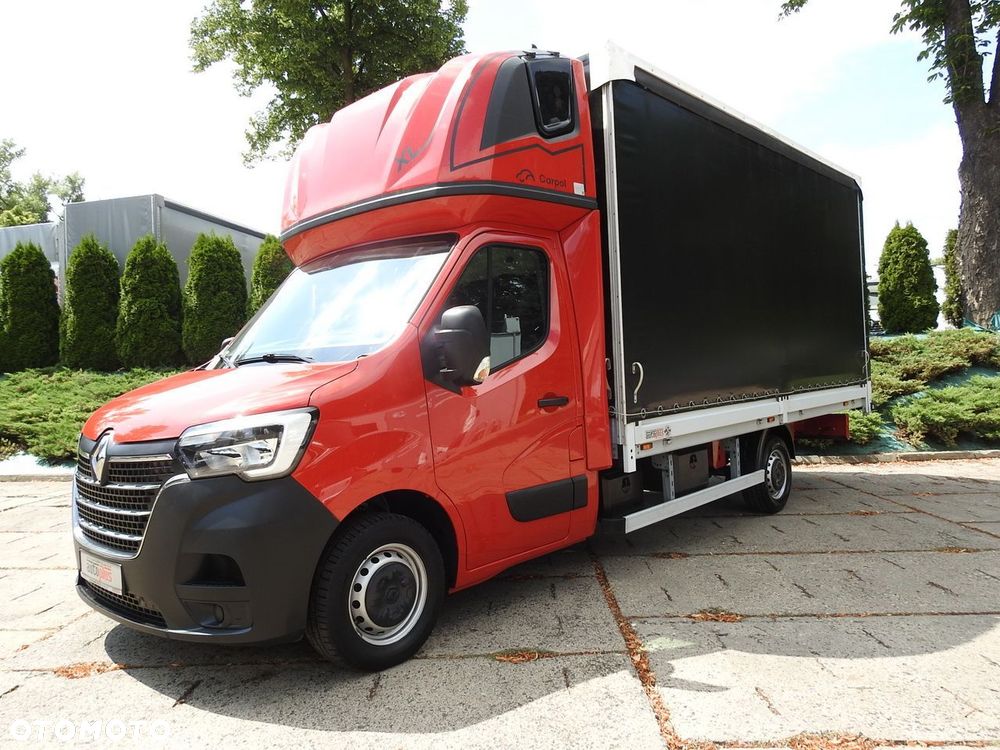 Renault MASTER PLANDEKA 10 PALET WEBASTO KLIMATYZACJA TEMPOMAT LEDY PNEUMATYKA  165KM - 20
