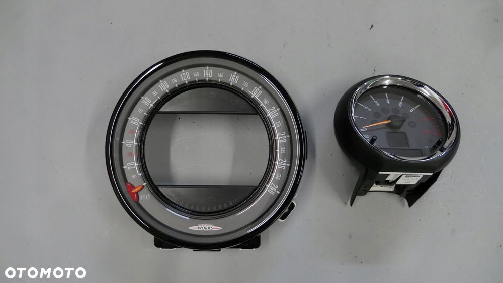 mini cooper r55 r56 r60 s jcw zegary licznik obrotomierz europa 9325803 km - 1