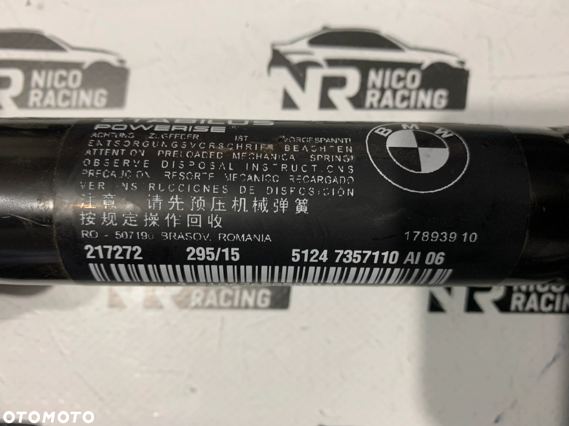SIŁOWNIK TELESKOP KLAPY PRAWY BMW 7 G11 G12 7357110 - 5