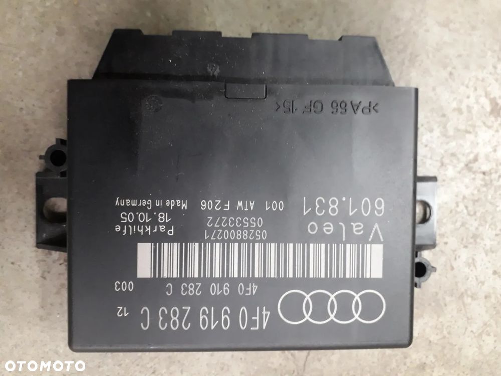sterownik moduł parkowania pdc 4F0919283C A6 C6 2.0 FSI TFSI BPJ - 1