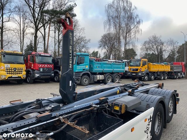 Scania R450 6x2 Hakowiec Meiller RS21, skrętna i podnoszona oś, 2018 r - 9