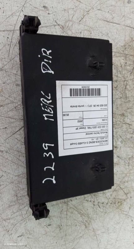 Modulo Fecho Central Mercedes-Benz C-Class Coupe Sport (Cl203) - 3