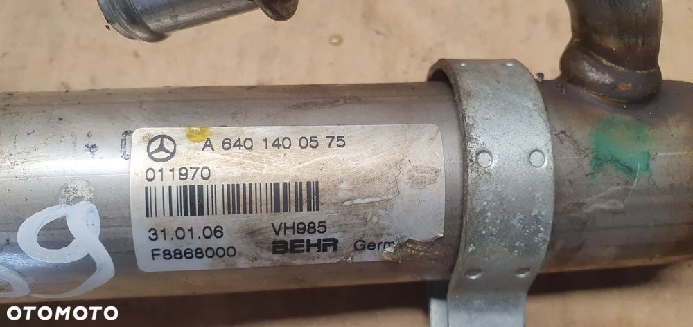 Chłodnica spalin EGR Mercedes A-Klasa W169 A180 CDI A6401400575 A1698301096 - 7