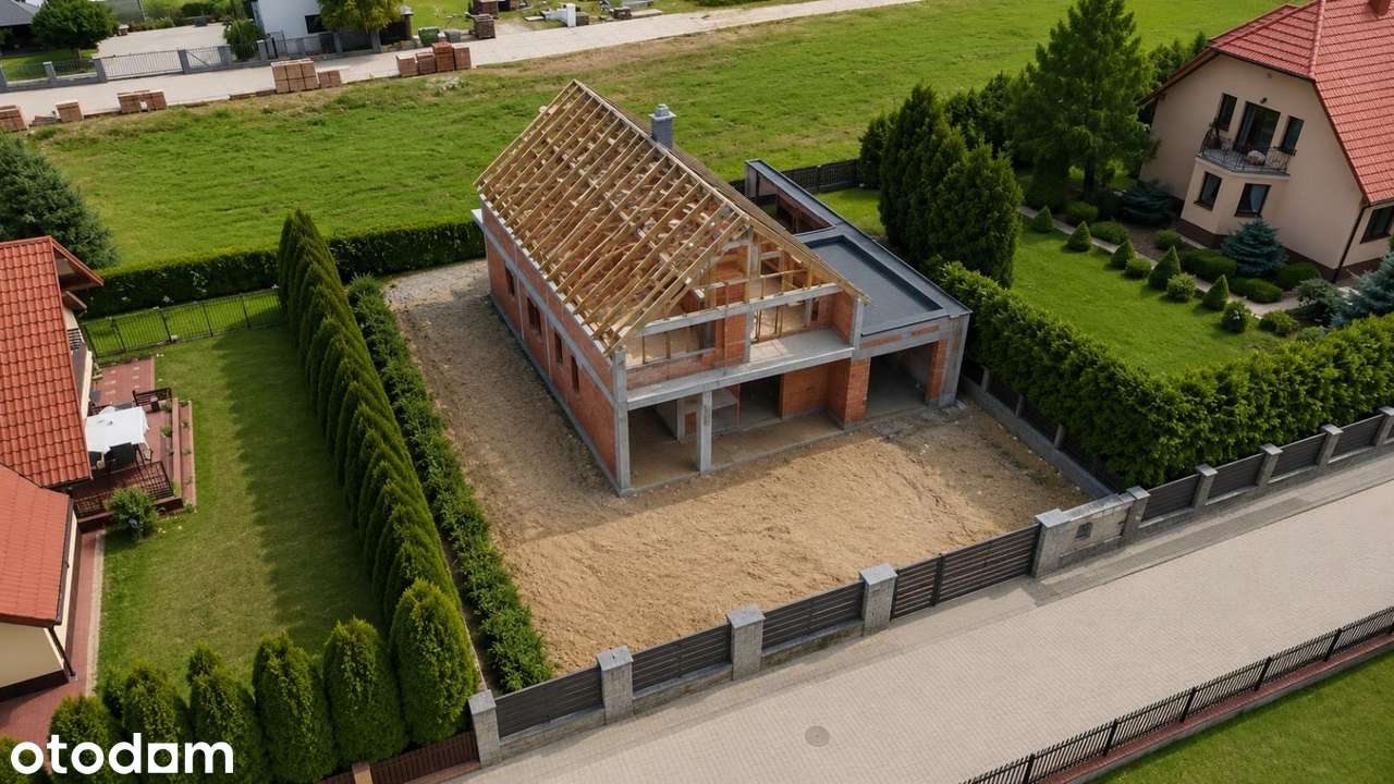 Nowoczesny wolnostojący dom parter. z poddaszem użytk 164,8m2, 5 pokoi - Pełny obrazek: 3/20