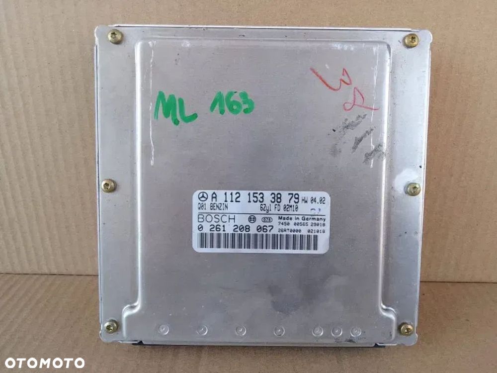 sterownik silnika komputer mercedes ml w163 350 lift 3.7 v6 a1121533879 - 1