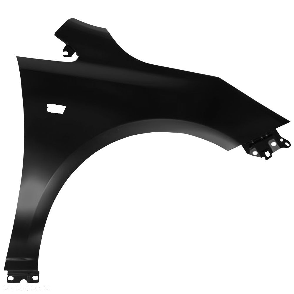 BLU Błotnik OPEL CORSA E Z20R prawy czarny 14-19 przód SaphirSchwarz - 2