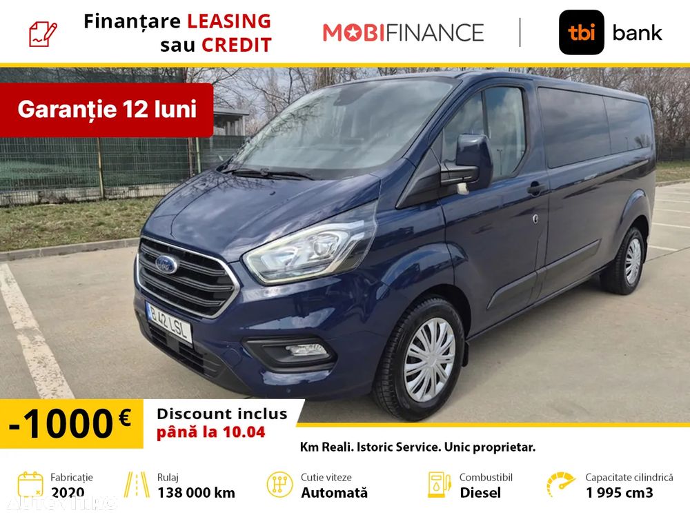 Ford Transit Custom DCIV 320 2.0 EcoBlue 130 CP L2H1 Active Aut. - 1