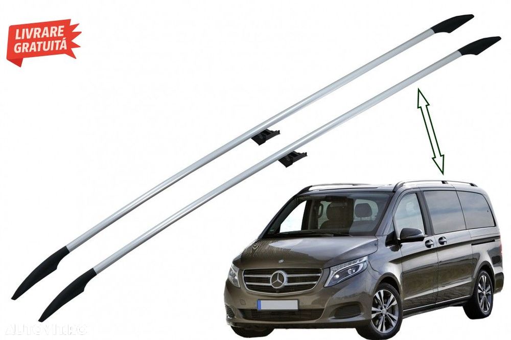 Bari Decorative Longitudinale Portbagaj Mercedes V-Class W447 (2014-up) Ampatament- livrare gratuita - 9