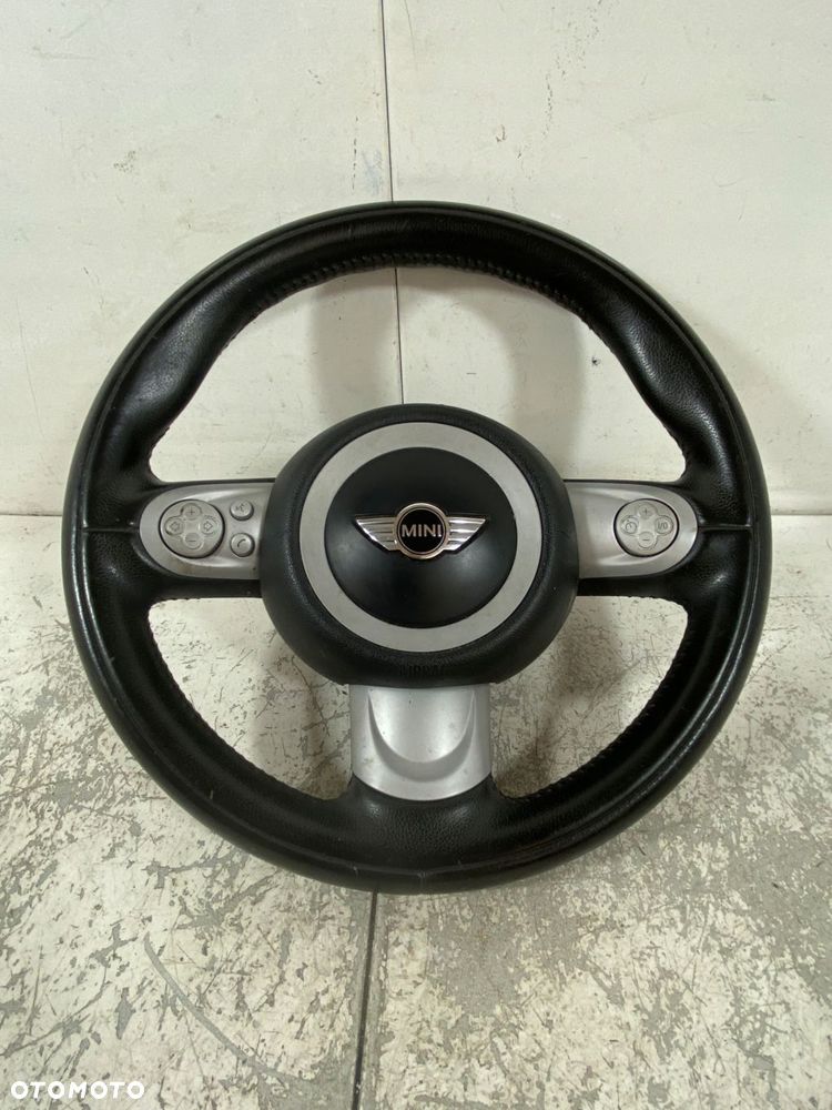 kierownica mini cooper r56 czarna skóra multifunkcja - 10