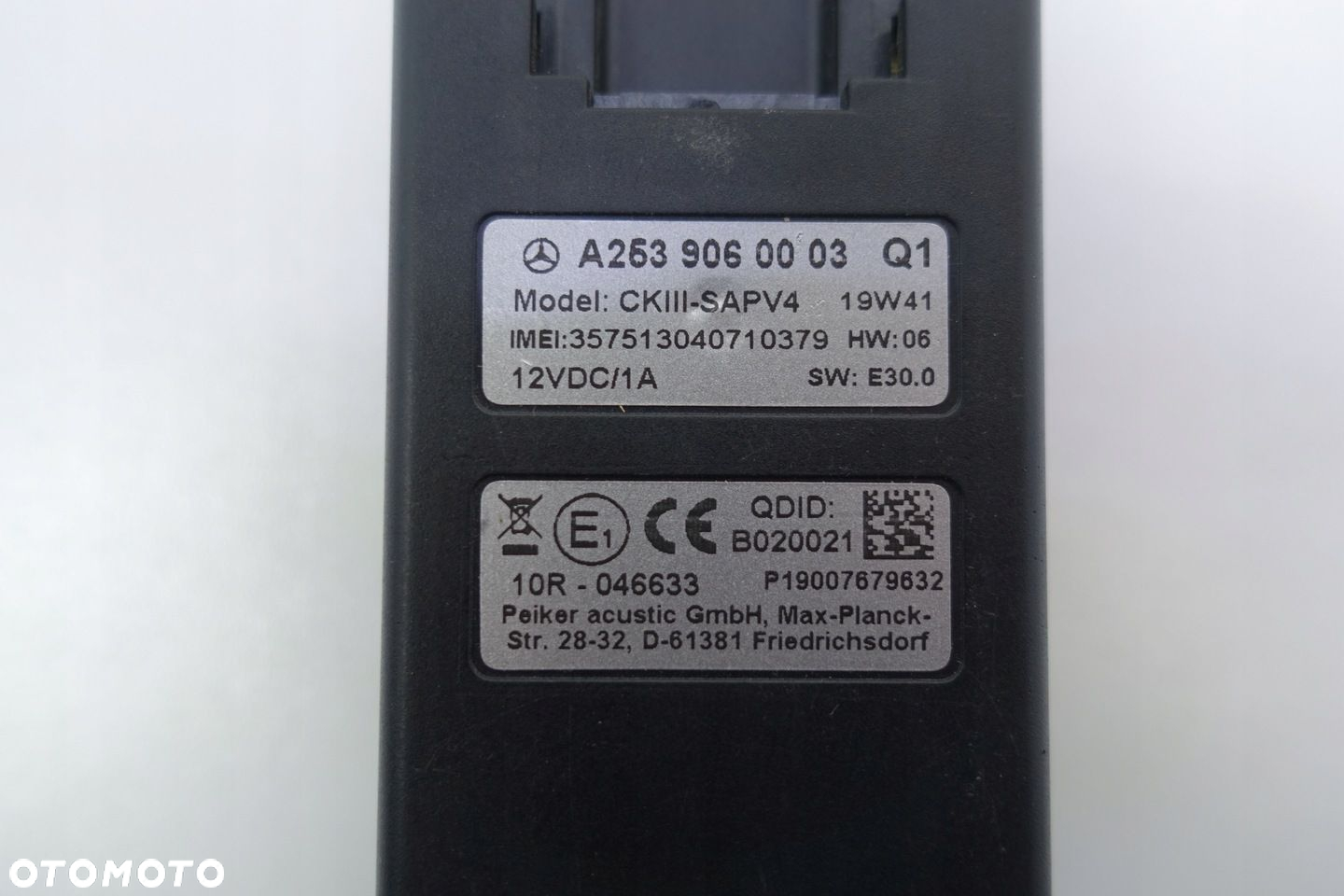 MODUŁ TELEFONU BLUETOOTH MERCEDES GLC A2539060003 - 7