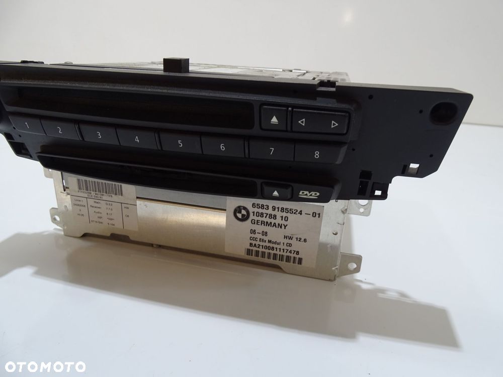 RADIO CCC NAWIGACJIA BMW E60 E61 OE 9185524 (442985) - 3