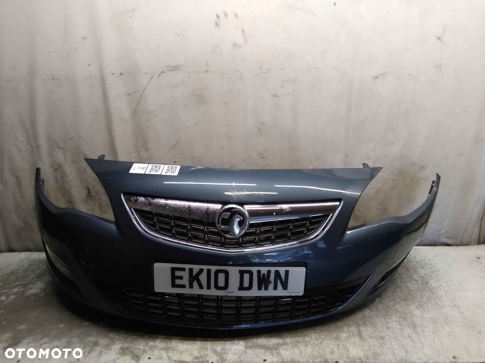 $ ZDERZAK PRZÓD PRZEDNI OPEL ASTRA J 4 IV Z168 SZARY GRAFITOWY HALOGENY - 1