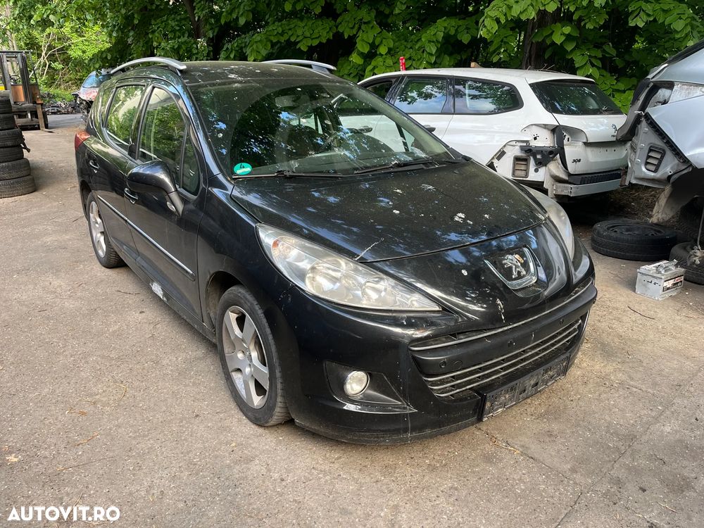 Bara fata completa Peugeot 207 facelift 2010 negru model cu proiectoare - 13