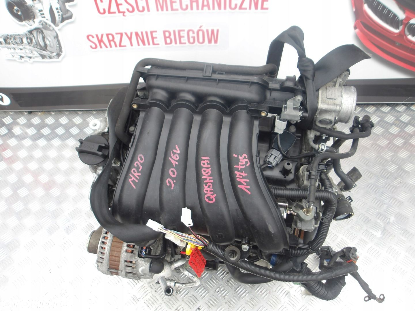 SILNIK NISSAN QASHQAI 2.0 16V MR20 117 TYS - 2