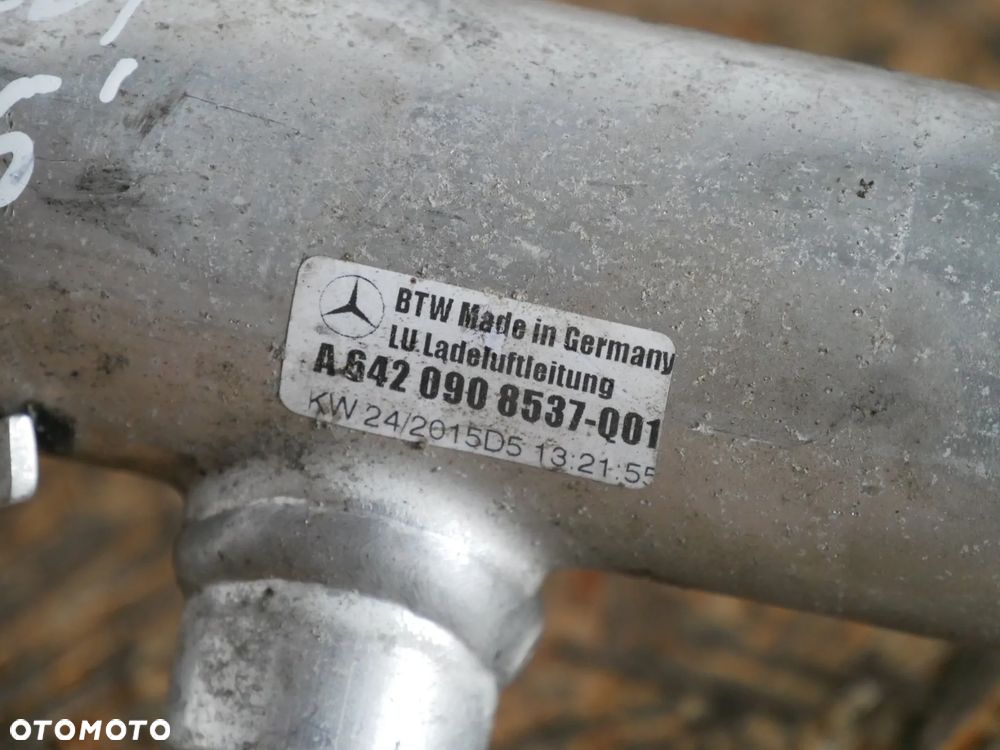RURA INTERCOOLERA MERCEDES E350 W212 3.0 CDI 15' A6420908537 - 3