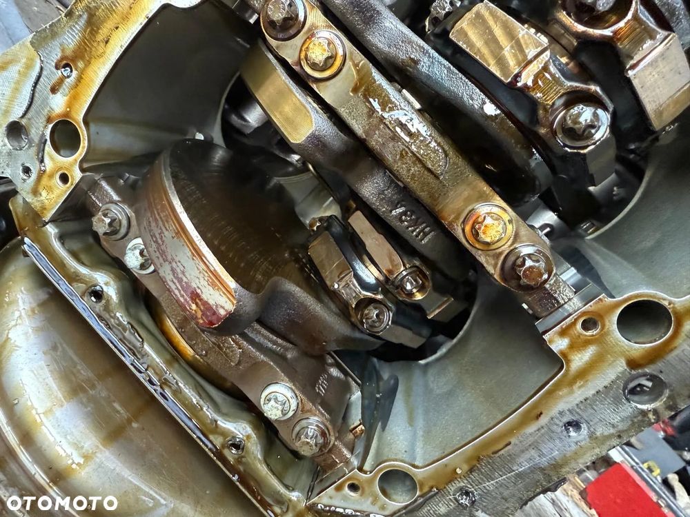 kompletny blok dol silnika wal tloki mercedes 4.7 biturbo a278 278922 - 15