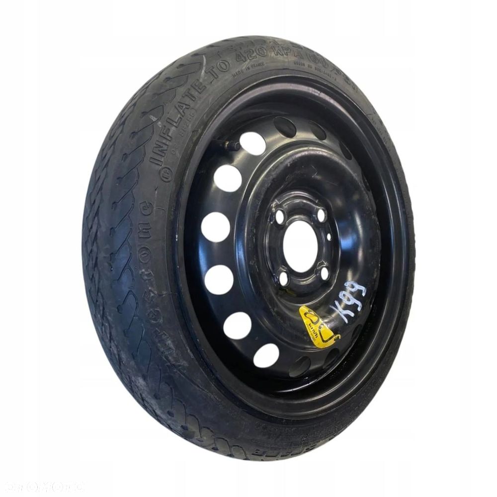 KOŁO DOJAZDOWE NISSAN MICRA K12 115/70 R14 4X100 40300AX677 - 3