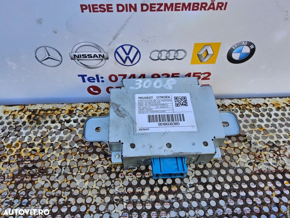 Modul camera Peugeot 3008 an 2016-2024 cod 9818608380 Citroen c5 aircross 5008 Opel grandland - 1