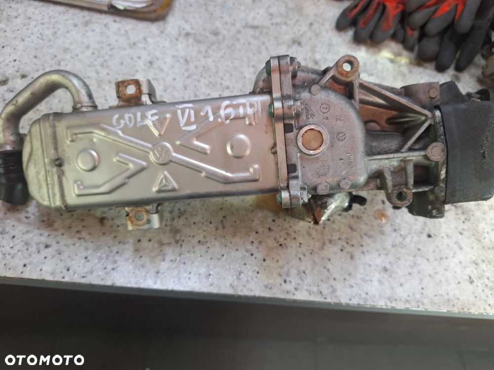 CHŁODNICA EGR VW GOLF VI 1.6 TDI CAY 105 KM 03L131512BJ ORYGINALNA - 1