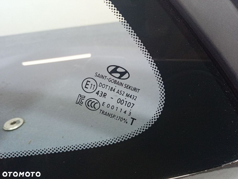 HYUNDAI TUCSON III 15- SZYBA KAROSERYJNA TYŁ LEWA TYLNA - 2