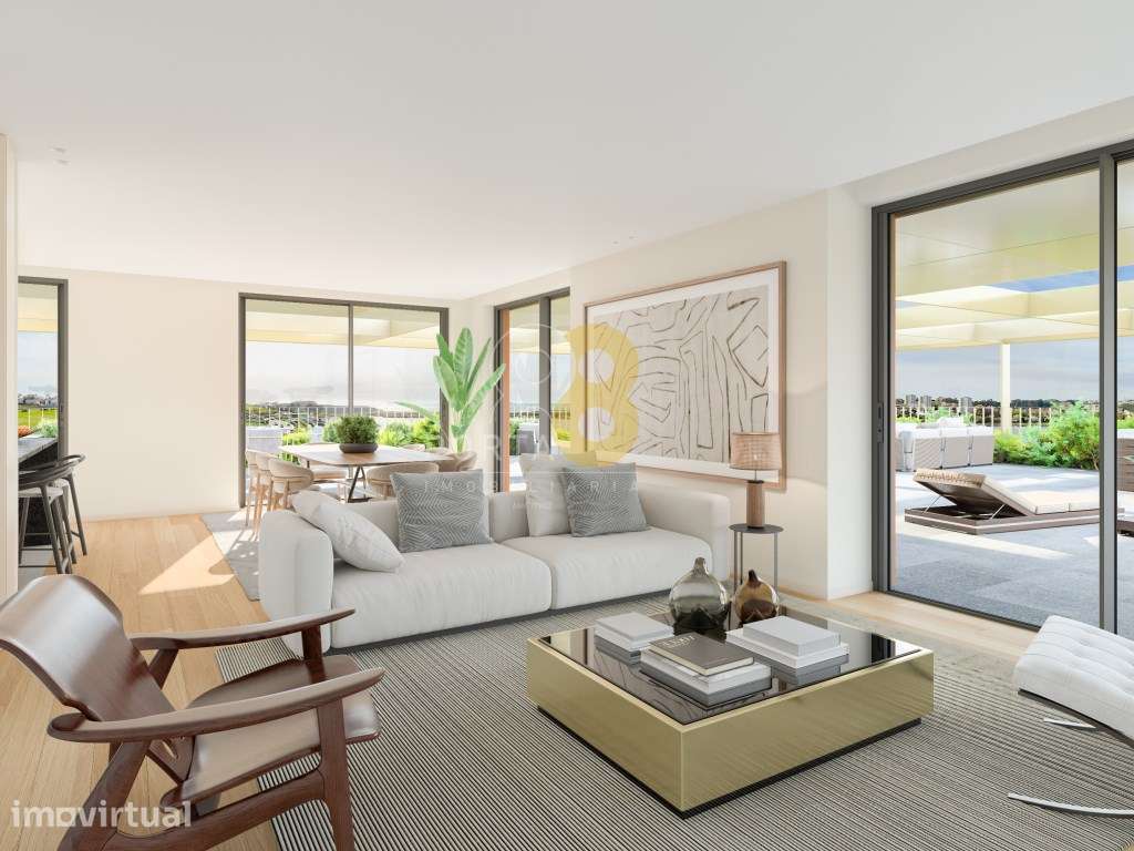Apartamento T2, com piscina privada e terraço - Grande imagem: 4/41
