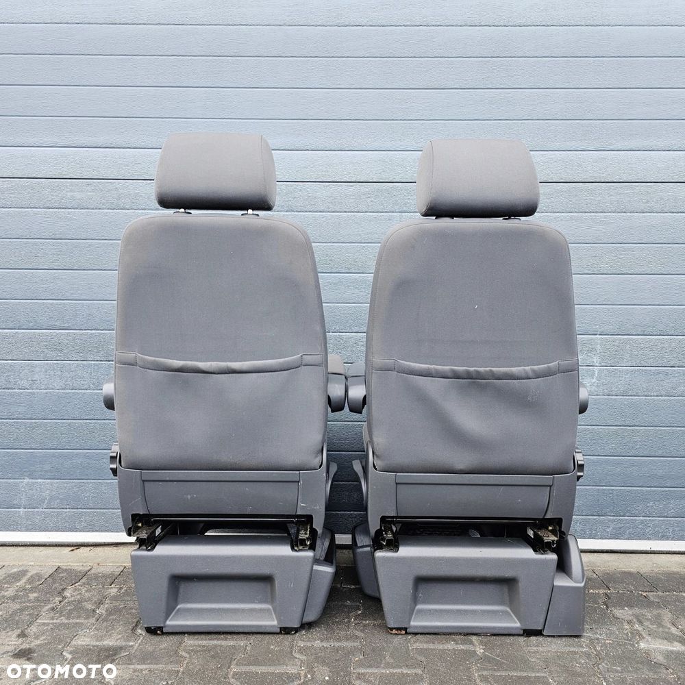 VW T5 T6 CARAVELLE fotel fotele kierowca pasażer podstawa przód ANTRACYT - 6