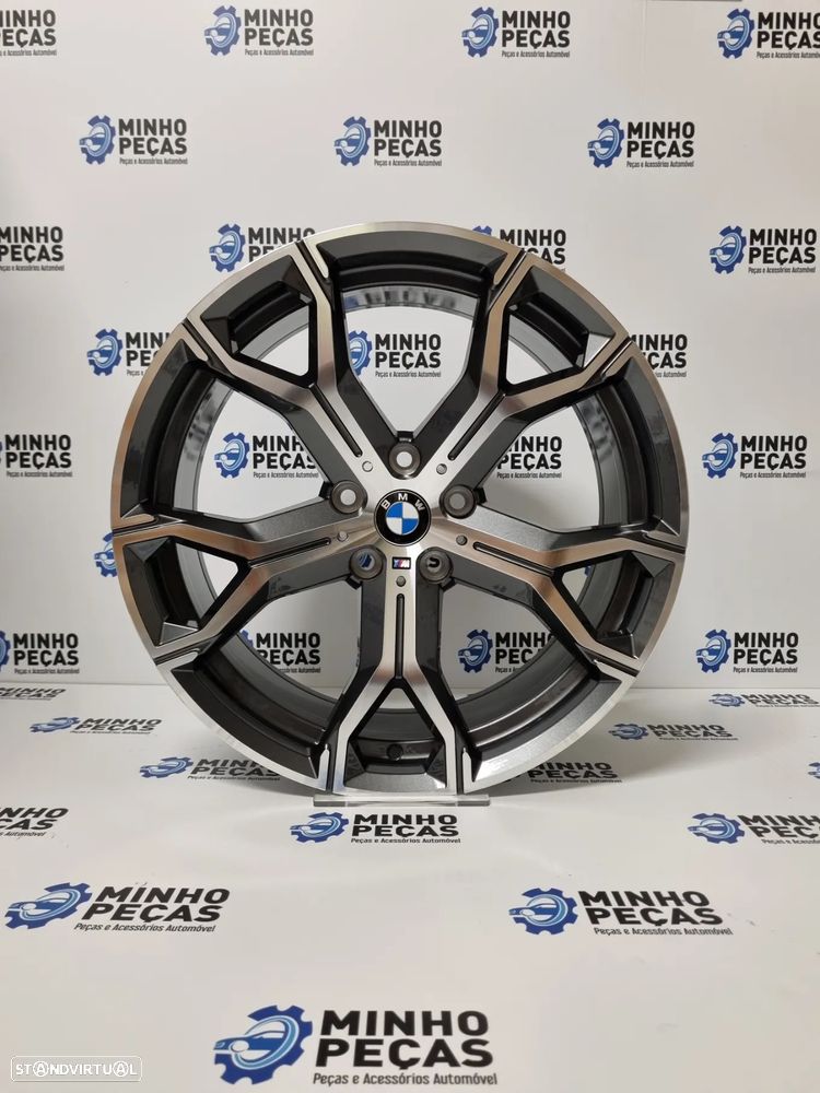Jantes BMW Style 741 X5/X6 M50D em 20 (5x120) GunMetal - 8