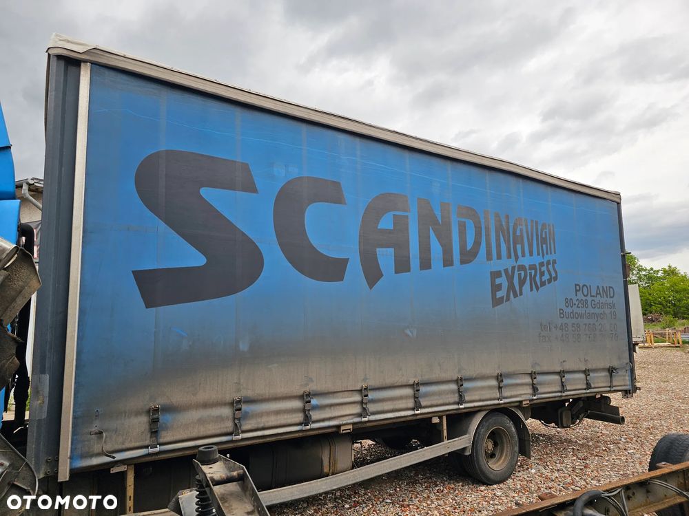 ZABUDOWA SKRZYNIA PLANDEKA PAKA MAGAZYN FIRANKA 7,2 m MAN TGL VOLVO FL6 FL RENAULT MIDLUM - 5