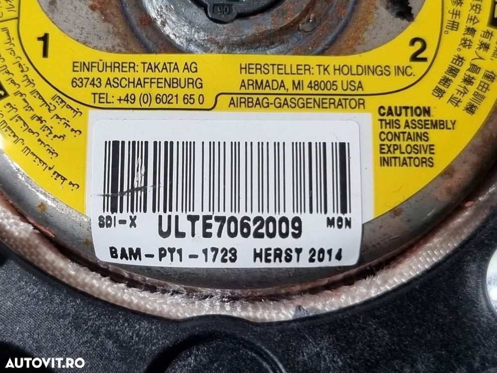 Airbag volan BMW X3 F25 Facelift 2014 - 2017 (1501) ULTE7062009 - 3