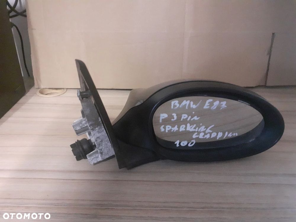 # LUSTERKO PRAWE BMW E87 3PIN SPARKLING GRAPPHITE - 2