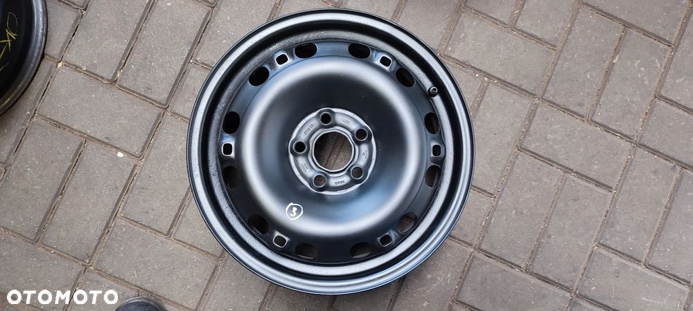 FELGI STALOWE 5x100 6Jx15 CALI ET43 SEAT SKODA VW AUDI 6Q0601027M ROOMSTER FABIA III POLO 6R 9N A1 SEAT IBIZA 6J KOMPLET 4 SZTUKI - 4