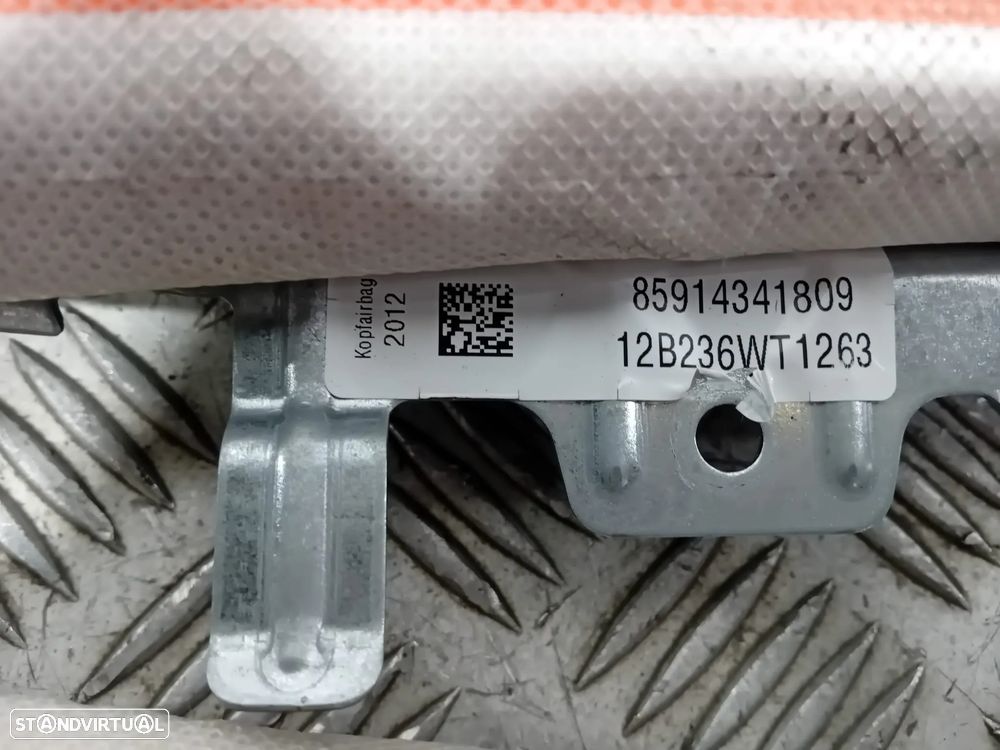 Cortina Cortinas de Airbag DIREITA BMW Série 5 F10 85914341809 84914341709 Original - 4