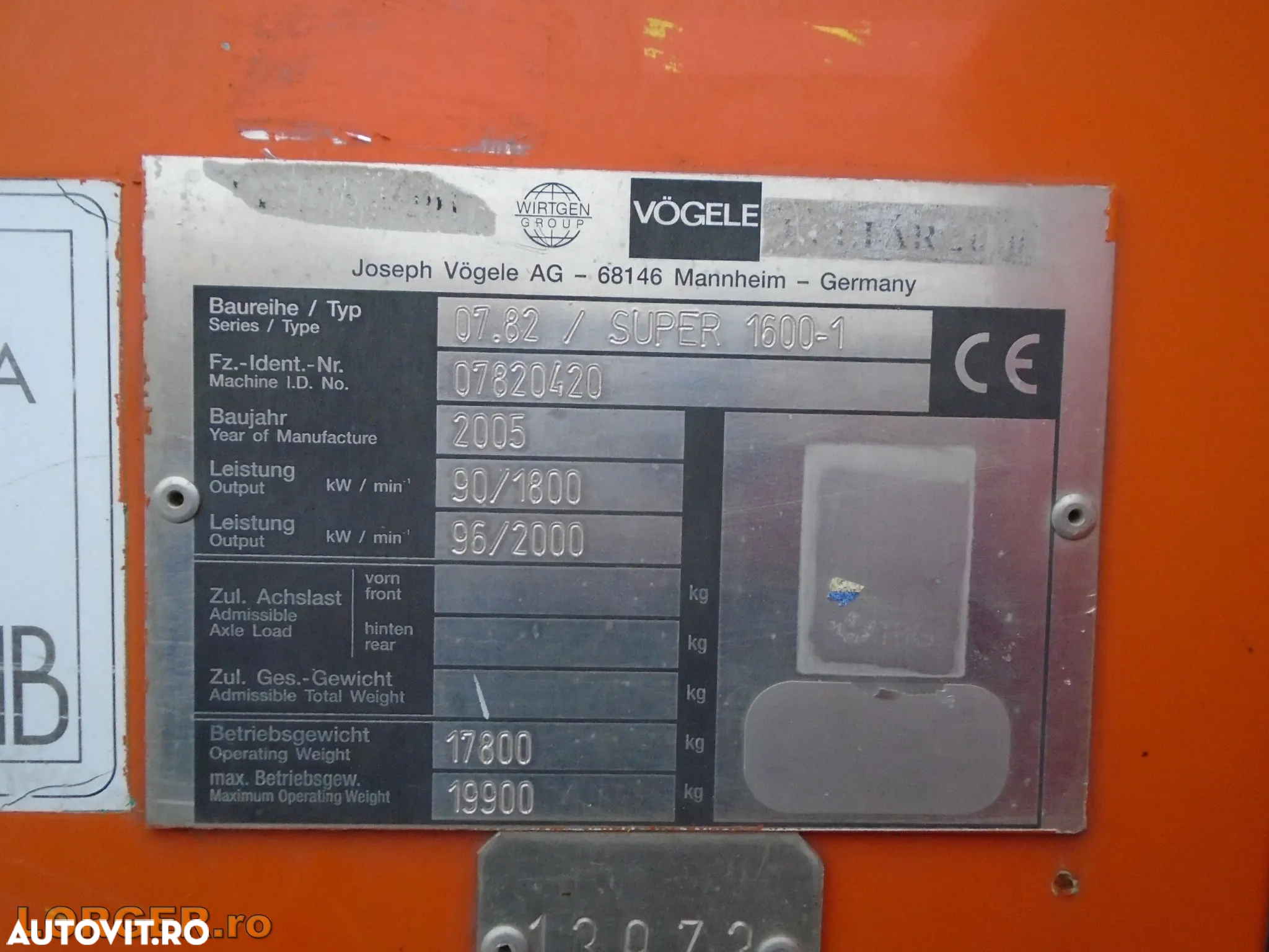 Vogele Super 1600-1 - 13