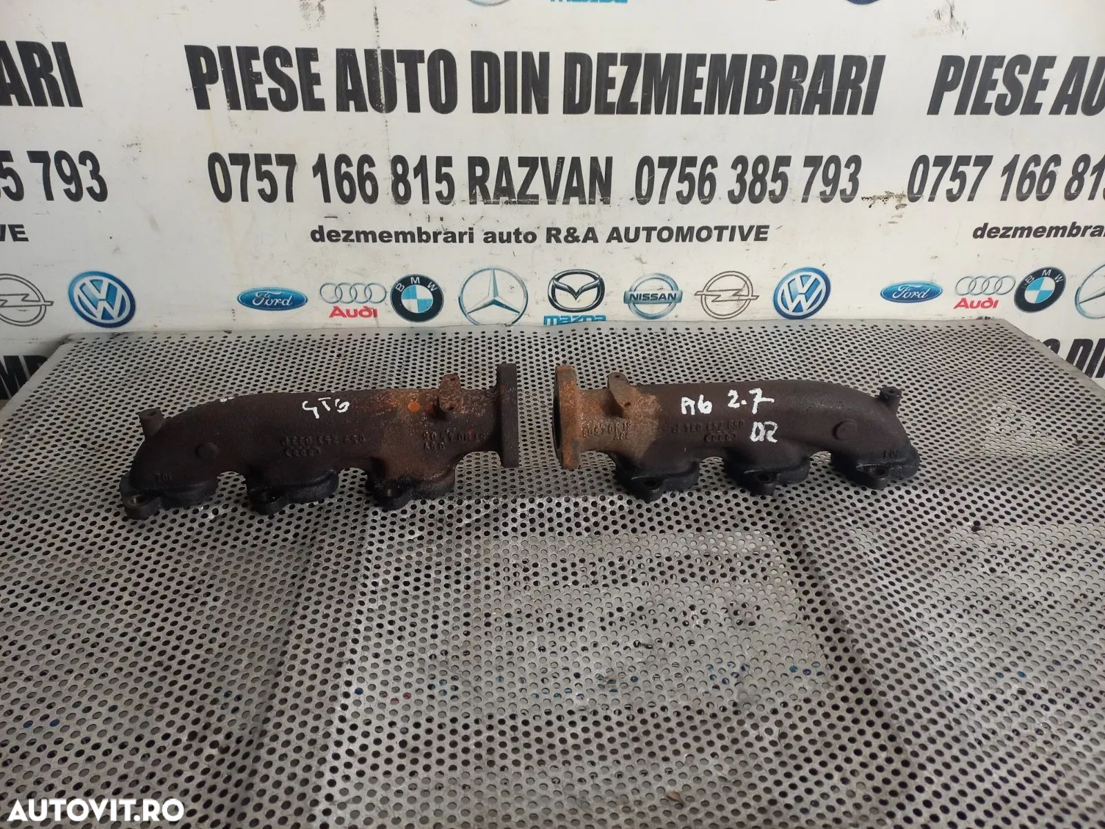 Galerie Evacuare Stanga Dreapta Audi A6 4F C6 A5 A4 B7 Q7 A8 D3 Vw Phaeton 2.7 Tdi 3.0 Tdi Euro 4 A - 1