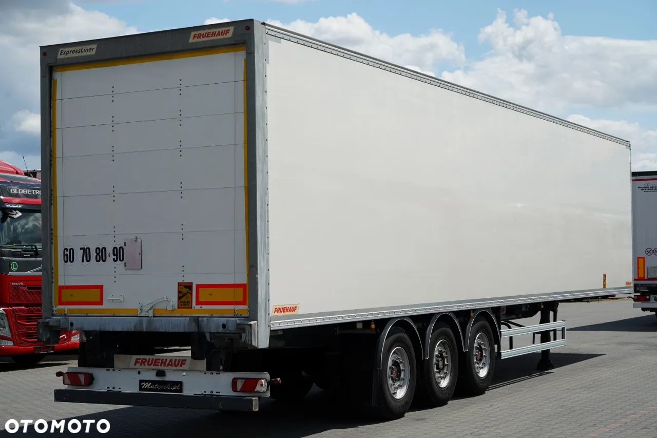 Fruehauf KONTENER / KOFFER /  DOPPLESTOCK / OSIE SAF / 2 OSIE  PODNOSZONE / ROLETA / MOCNA PODŁOGA: SZYNA DESKA - 8