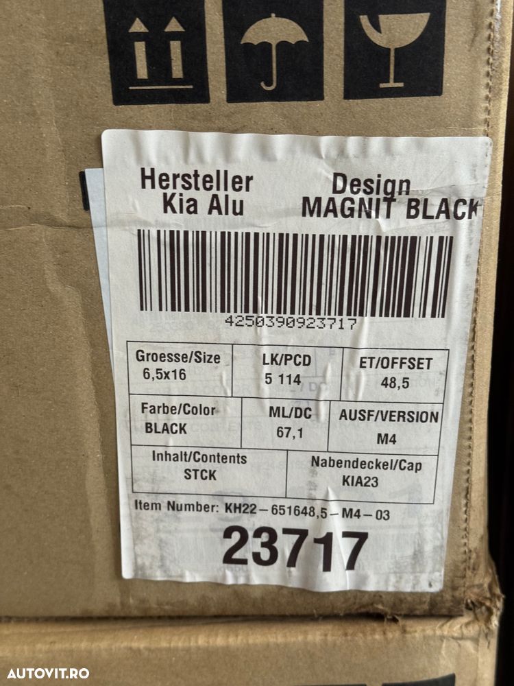 Vând jante aliaj Kia,Hyundai,Mazda,Toyota,Renault pe 16”noi - 7