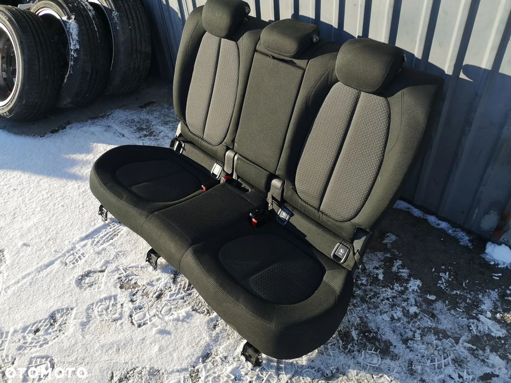 FOTEL KIEROWCY CZARNY MATERIAŁ KANAPA TYLNA BMW 2 F45 ACTIVE TOURER 2017R - 22