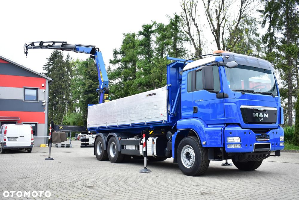 MAN TGS 33.480 6x4 BL Wywrotka 6.70m./ Bordmatic/+ Palfinger PK 23002 SH / 5 i 6 Funkcja/ Rotator/ Retarder/ Pilot/ Kipper/ Kiper/ Crane/ HDS/ Kran/żuraw/ Manipulator / Sprowadzony ! - 12