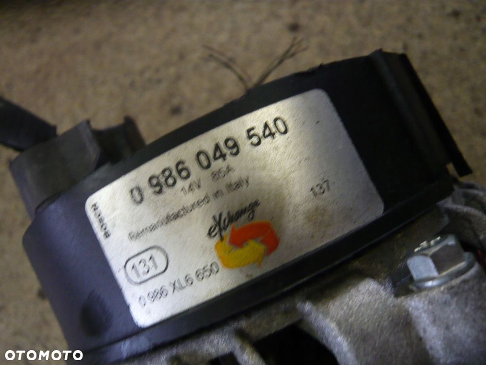 Alternator 0986049540 Fiat 500 Bravo - 2