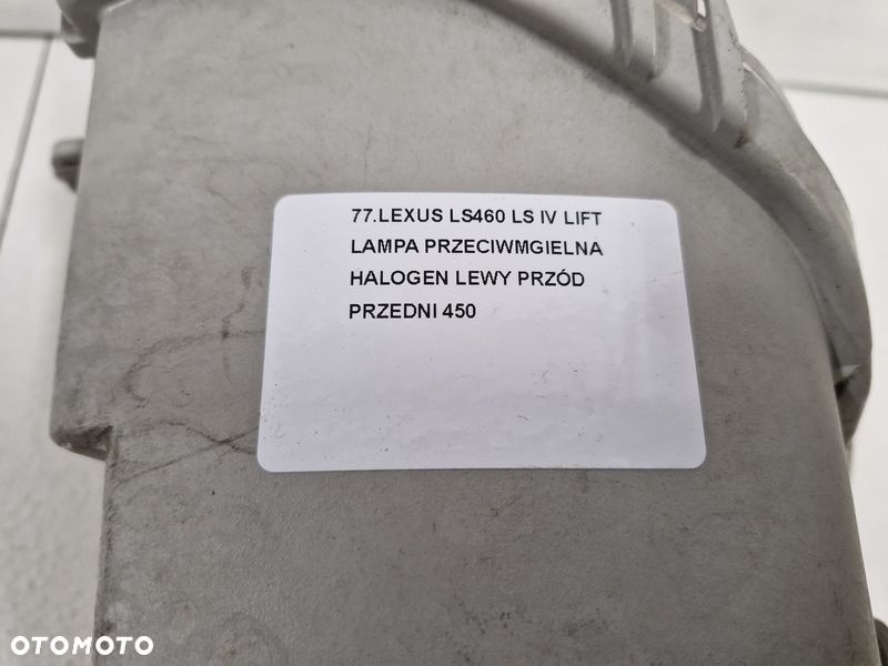 LEXUS LS460 LS IV LIFT LAMPA PRZECIWMGIELNA HALOGEN LEWY PRZÓD PRZEDNI - 6