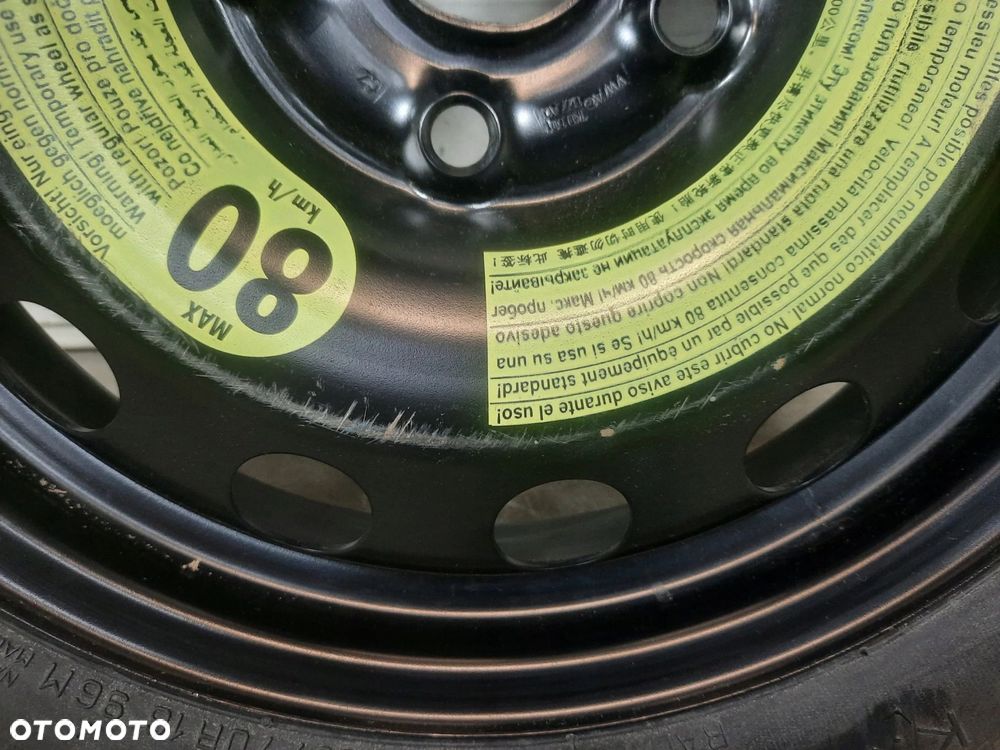 KOŁO DOJAZDOWE ZAPASÓWKA 16'' VW GOLF VII AUDI A3 8V 1K0601027AQ 5x112 - 2