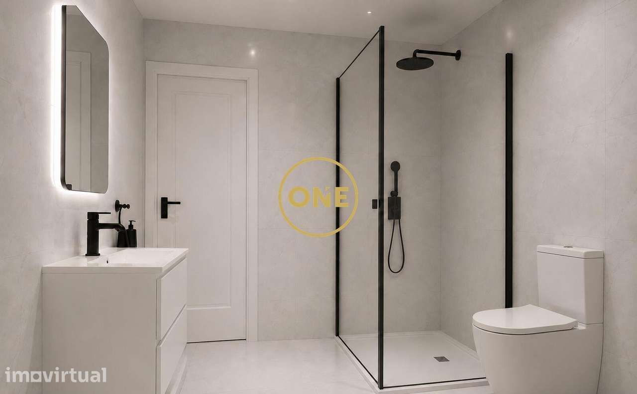 Apartamento T1 transformado em t2 totalmente remodelado - Grande imagem: 4/4