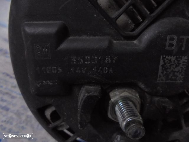 Alternador 13500187 OPEL ASTRA J FASE 1 2012 1.7CDTI 110CV 5P BRANCO GM - 5