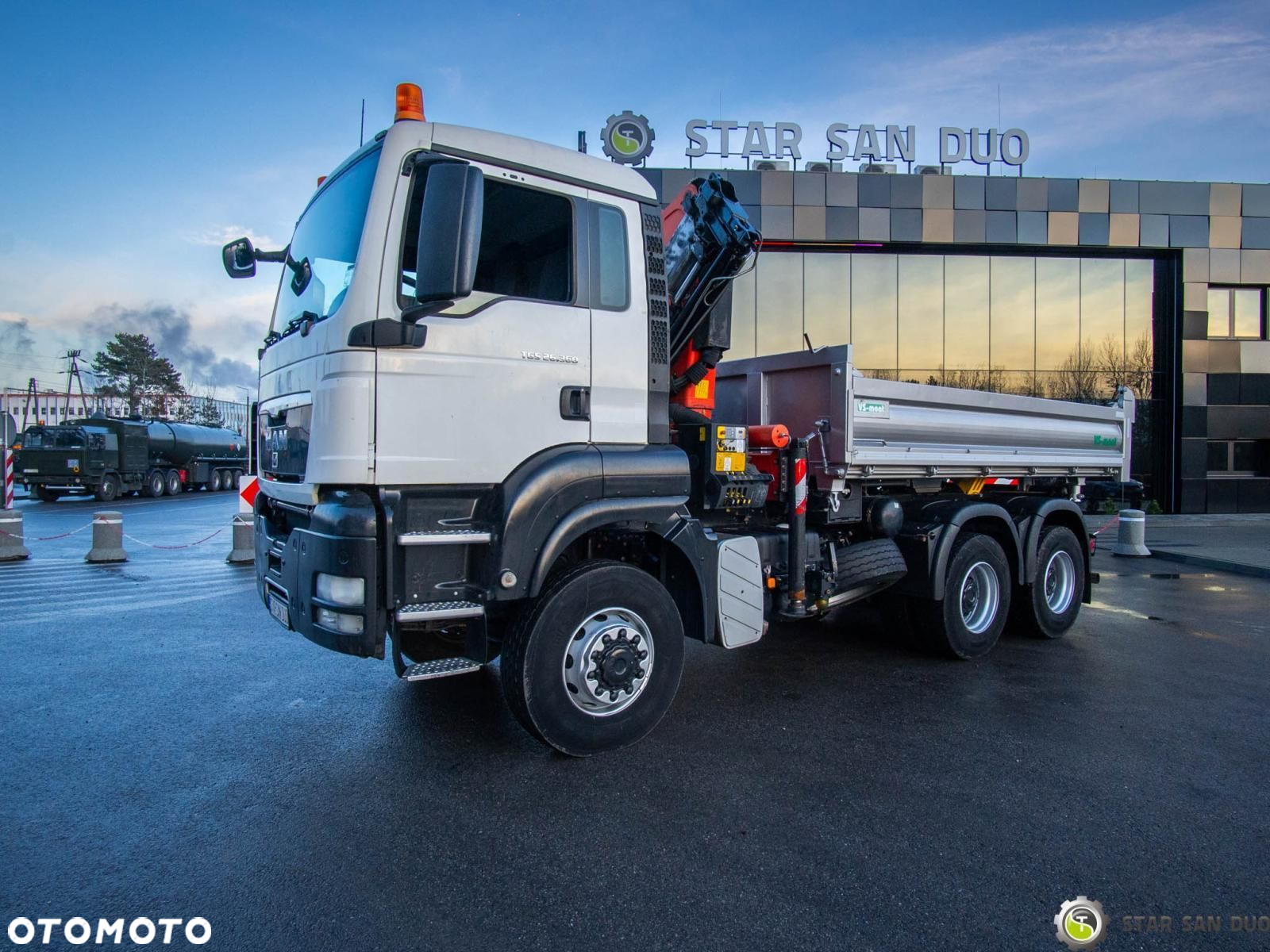 MAN TGS 26.360 6x6 PALFINGER PK 18001 EH HDS Żuraw Wywrotka - 2