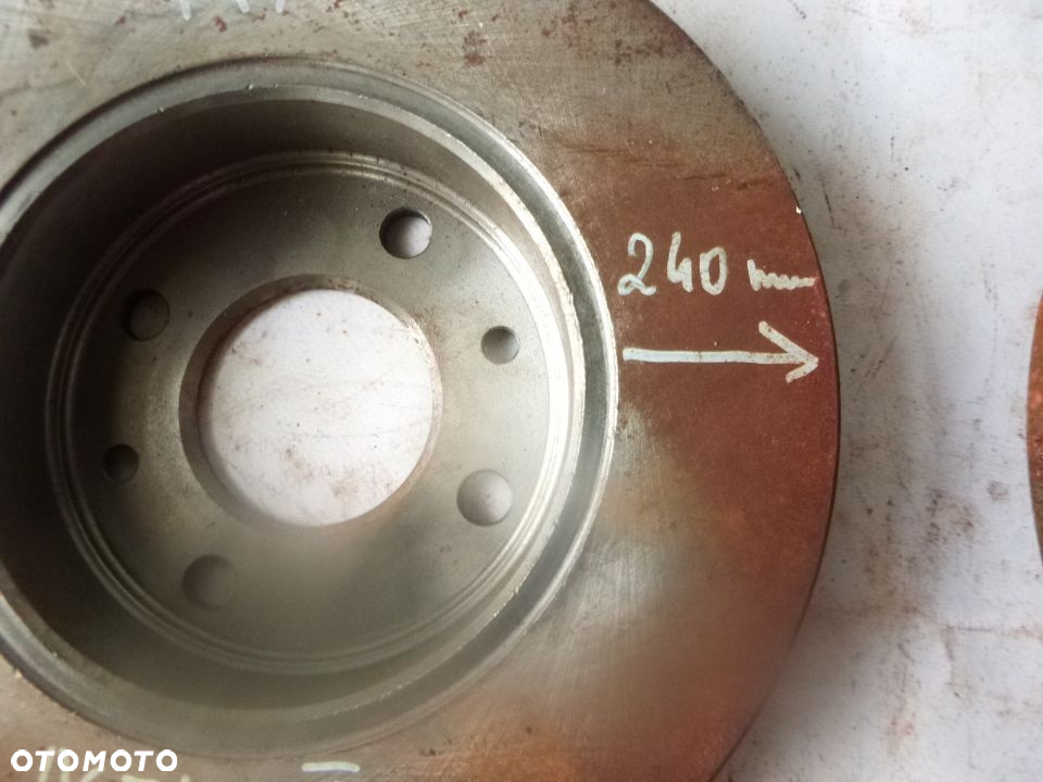 tarcze tył nowe oryginał 240mm opel astra ii 2 g  3 iii h zafira  meriva a hamulcowe - 4
