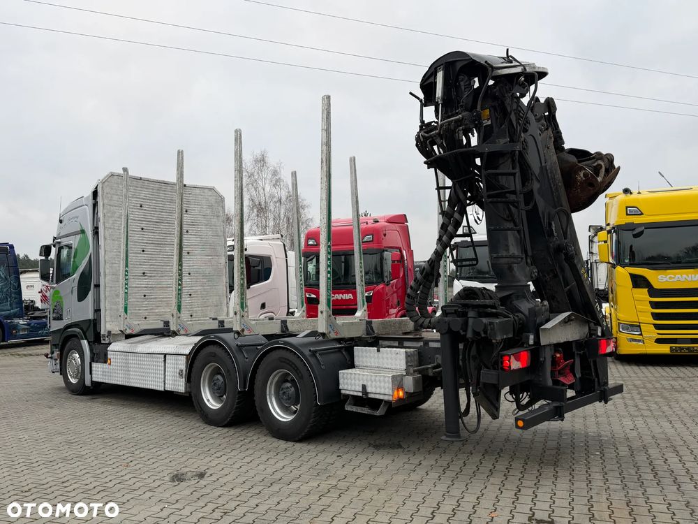 Scania Scania R650 bez EGR pełna opcja palfinger epsilon Z 2x wysów 2018/19 6x4 - 13